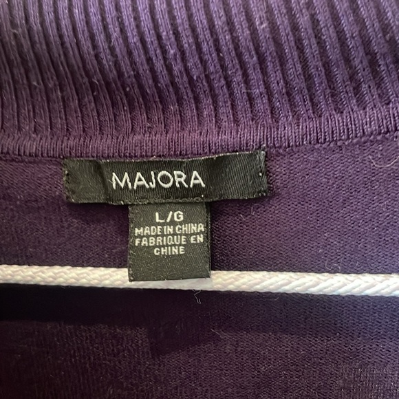3/$15 Majora purple sweater tight at the bottom large - Picture 2 of 2